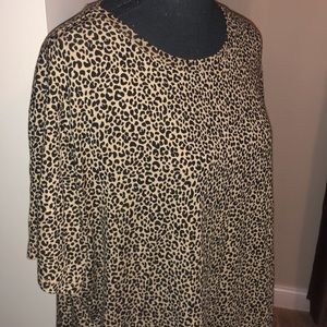NWT Old Navy Leopard Luxe XXL Tee